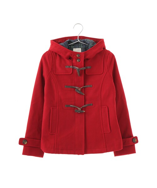 earth music&ecology(アースミュージックアンドエコロジー)の「【Special Price】<もっと大きなサイズ>フルフルダッフルコート(ジャケット/アウター・オフホワイト/ピンク/レッド/キャメル/グリーン/ネイビー・13/17/21)」の12枚目の写真