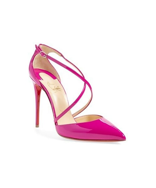 Christian Louboutin（クリスチャンルブタン）の「Christian Louboutin 'Blake' Pointy Toe Pump（パンプス・レディース・Black/Pink・Regular 10.5US / 41EU/Regular 10US / 40.5EU/Regular 11.5US / 42EU/Regular 5-5.5US / 35.5EU/Regular 5.5US / 36EU/Regular 5US / 35EU/Regular 6.5US / 37EU/Regular 6US / 36.5EU/Regular 7.5US / 38EU/Regular 7US / 37.5EU/Regular 8.5US / 39EU/Regular 8US / 38.5EU/Regular 9.5US / 40EU/Regular 9US / 39.5EU）」の2枚目の写真