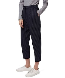 TOPSHOP | Topshop Pinstripe Crop Trousers (Petite)(その他パンツ)