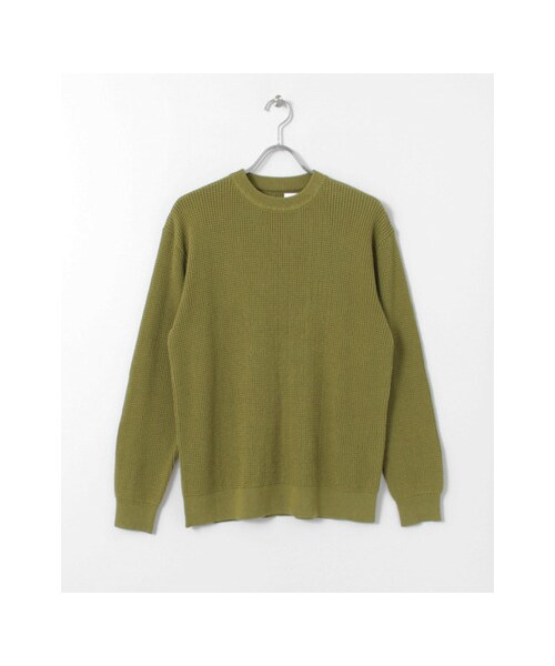 URBAN RESEARCH DOORS(アーバンリサーチドアーズ)の「Tennessee Cotton Waffle Knit(トップス・メンズ・Blue/Y.Green/Orange/Off・38/40)」の3枚目の写真