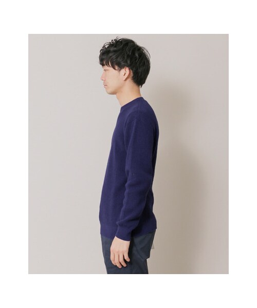 URBAN RESEARCH DOORS(アーバンリサーチドアーズ)の「Tennessee Cotton Waffle Knit(トップス・メンズ・Blue/Y.Green/Orange/Off・38/40)」の9枚目の写真