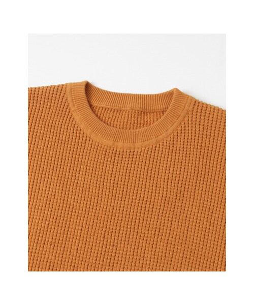 URBAN RESEARCH DOORS(アーバンリサーチドアーズ)の「Tennessee Cotton Waffle Knit(トップス・メンズ・Blue/Y.Green/Orange/Off・38/40)」の11枚目の写真