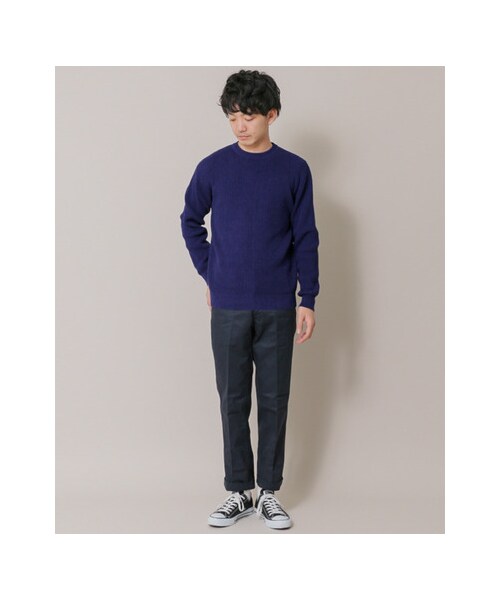 URBAN RESEARCH DOORS(アーバンリサーチドアーズ)の「Tennessee Cotton Waffle Knit(トップス・メンズ・Blue/Y.Green/Orange/Off・38/40)」の7枚目の写真