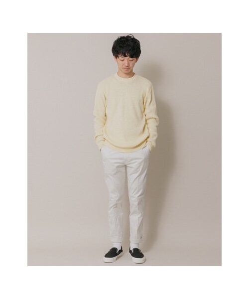 URBAN RESEARCH DOORS(アーバンリサーチドアーズ)の「Tennessee Cotton Waffle Knit(トップス・メンズ・Blue/Y.Green/Orange/Off・38/40)」の5枚目の写真