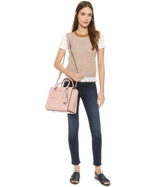MICHAEL KORS（マイケルコース）の「MICHAEL Michael Kors Selby Medium Satchel（バックパック/リュック・レディース・Beige/Brown・One Size）」の10枚目の写真