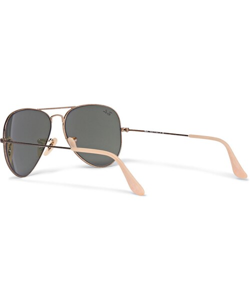Ray-Ban(レイバン)の「Ray-Ban Aviator Metal Sunglasses(サングラス・メンズ・Gold・One size)」の4枚目の写真