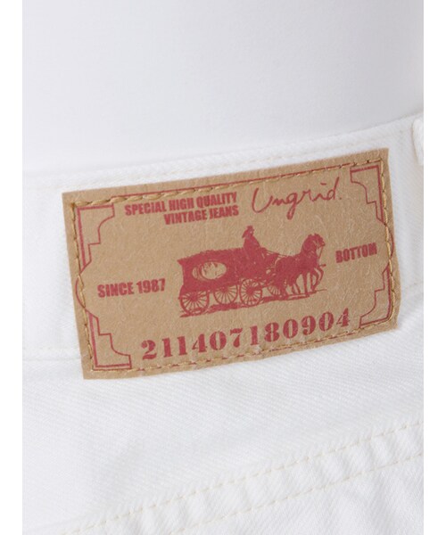 Ungrid（アングリッド）の「【Casual】ホワイトデニムタイトＳＫ（スカート・レディース・ホワイト・S/M）」の6枚目の写真