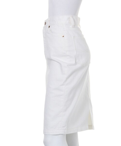 Ungrid（アングリッド）の「【Casual】ホワイトデニムタイトＳＫ（スカート・レディース・ホワイト・S/M）」の2枚目の写真