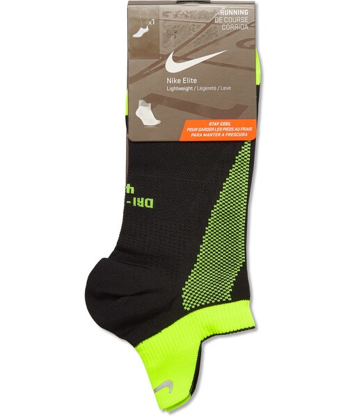 NIKE（ナイキ）の「Nike Elite Running NoShow DRIFIT Socks（ソックス/靴下）」 WEAR