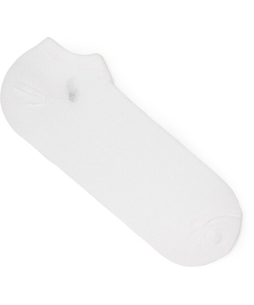 POLO RALPH LAUREN（ポロ ラルフ ローレン）の「Polo Ralph Lauren Three-Pack Cotton-Blend Socks（ソックス/靴下・メンズ・White・One size）」の4枚目の写真