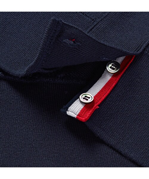 THOM BROWNE（トムブラウン）の「Thom Browne Striped Loopback Cotton-Jersey Sweatshirt（スウェット・メンズ・Blue・0/1/2/3/4/5）」の4枚目の写真