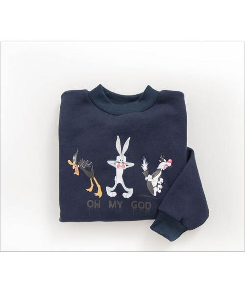 QUEEN SHOP（クイーンショップ）の「可愛玩味的華納家族驚嚇表情豐富了整體氛圍小立領設計內刷毛設計將它紮進褲頭裡蓬鬆的可愛感呈現冷冷的季節裡穿上立領的它一點都不遜色喔~（トップス・レディース・F・F）」の8枚目の写真