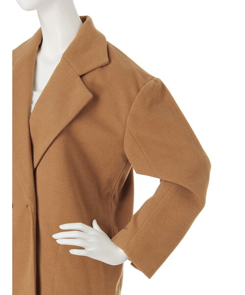 jouetie（ジュエティ）の「BIGポケットチェスターコート（ジャケット/アウター・レディース・グレー/ブラック/ベビーピンク/キャメル・M）」の12枚目の写真