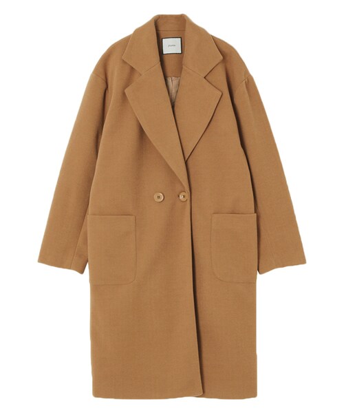 jouetie（ジュエティ）の「BIGポケットチェスターコート（ジャケット/アウター・レディース・グレー/ブラック/ベビーピンク/キャメル・M）」の14枚目の写真