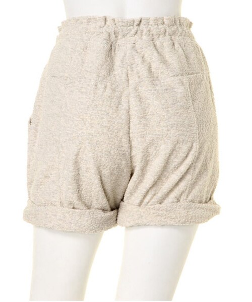 Ungrid(アングリッド)の「【Men’s Like】パイルスウェットショートPT(パンツ・レディース・オフホワイト/グレー/ベージュ・F)」の5枚目の写真