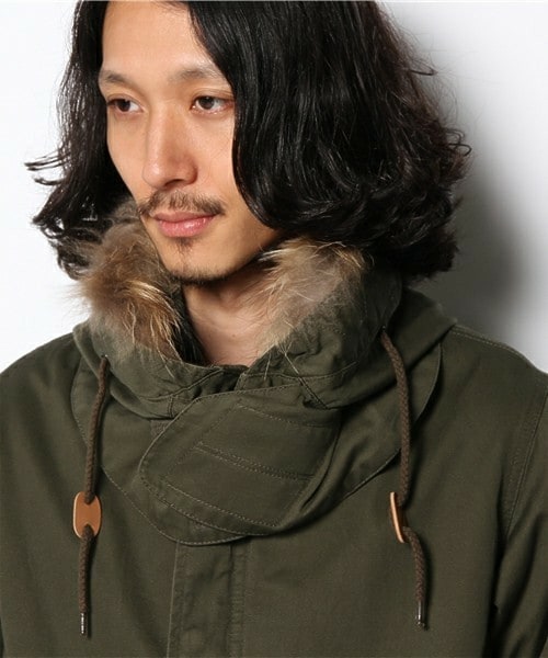 美品✨デニムアンドサプライラルフローレン モッズコート カーキ ファー S/P fit=scale-down,w=1200