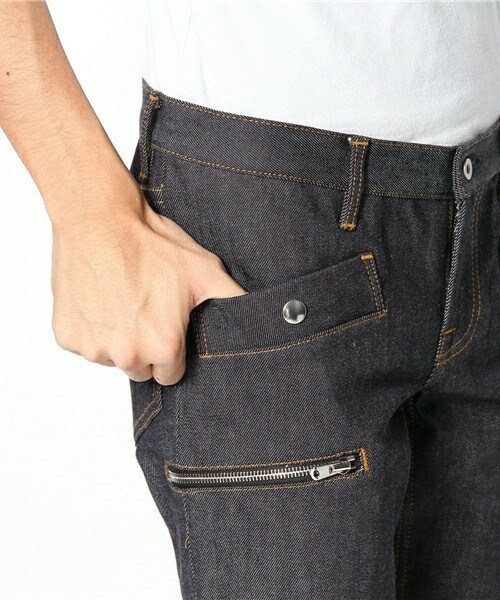 ato(アトウ)の「13ozストレッチデニム(デニムパンツ・メンズ・ホワイト/ブラック/ネイビー・44/46/48)」の8枚目の写真