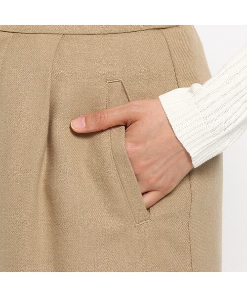 OZOC（オゾック）の「クロップドワイドパンツ（パンツ・レディース・ベージュ/グレー系/ブラック・その他）」の7枚目の写真