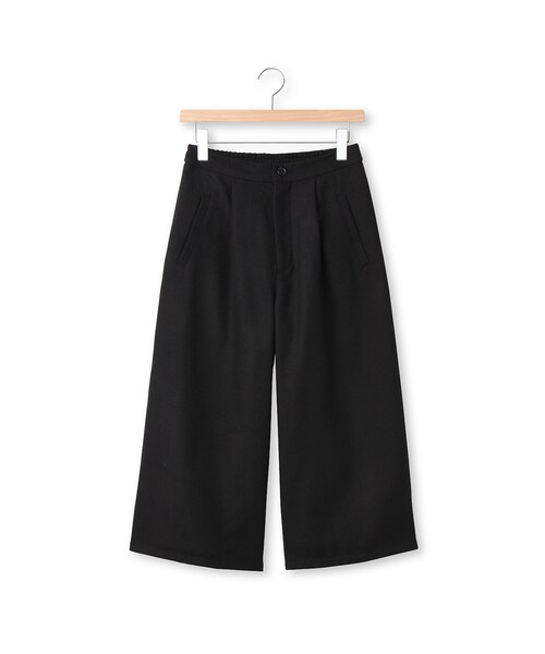 OZOC（オゾック）の「クロップドワイドパンツ（パンツ・レディース・ベージュ/グレー系/ブラック・その他）」の2枚目の写真