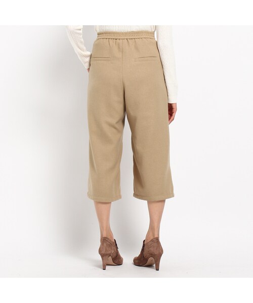 OZOC（オゾック）の「クロップドワイドパンツ（パンツ・レディース・ベージュ/グレー系/ブラック・その他）」の6枚目の写真