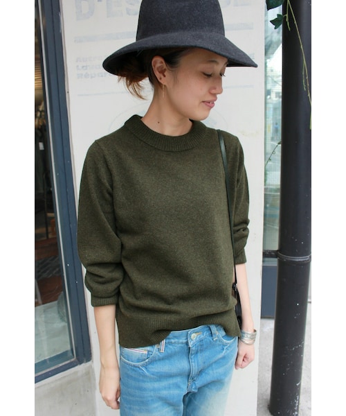 SLOBE IENA - 新品◆IENA SLOBE ウールカシミヤ12G ハイネックニットプルオーバー SLOBE IENA（スローブイエナ）の「《追加2》ウールカシミヤ12G
