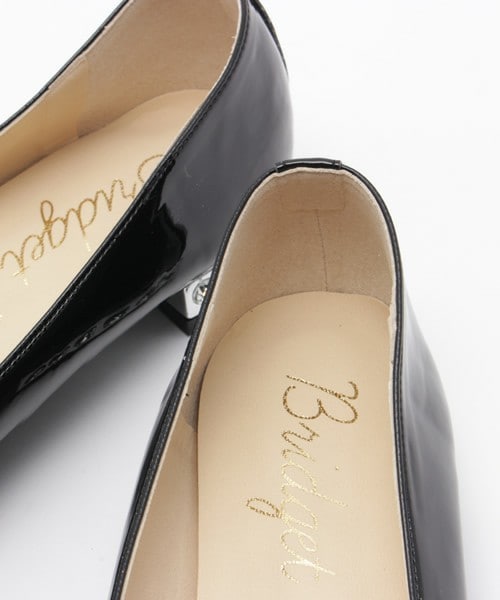 Bridget Birkin（ブリジットバーキン）の「フェミニンリボンシューズ (561603)（パンプス・レディース・ブラック/ベージュ/ピンク・22.5/23/23.5/24/24.5）」の9枚目の写真