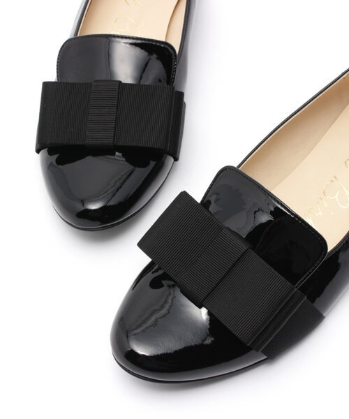 Bridget Birkin（ブリジットバーキン）の「フェミニンリボンシューズ (561603)（パンプス・レディース・ブラック/ベージュ/ピンク・22.5/23/23.5/24/24.5）」の8枚目の写真