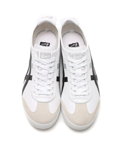 Onitsuka Tiger(オニツカタイガー)の「Onitsuka Tiger MEXICO 66 WHITE/BLACK(シューズ・メンズ・ホワイト・23.0cm/23.5cm/24.0cm/24.5cm/25.0cm/25.5cm/26.0cm/26.5cm/27.0cm/27.5cm/28.0cm/28.5cm/29.0cm)」の3枚目の写真