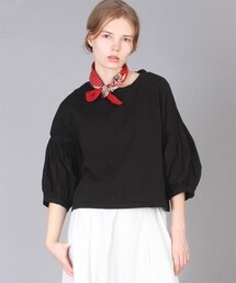 RNA-N | ＜予約＞オイルカット布帛コンビプルオーバー(トップス)