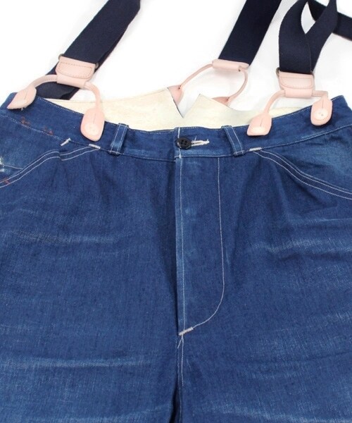 RNA-N（アールエヌエーエヌ）の「＜予約＞デニムワイドワークサスペンダーパンツ（パンツ・レディース・ワンウォッシュ/ヴィンテージワンウォッシュ・M）」の7枚目の写真