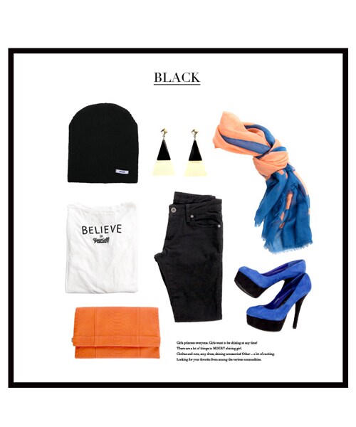 MOERY(モエリー)の「リブニットキャップ(ニットキャップ/ビーニー・レディース・ピンクMIX/カーキ/グレーMIX/ベージュ/ミント/ピンク/ブラック/ネイビー/ホワイト・FREE)」の5枚目の写真