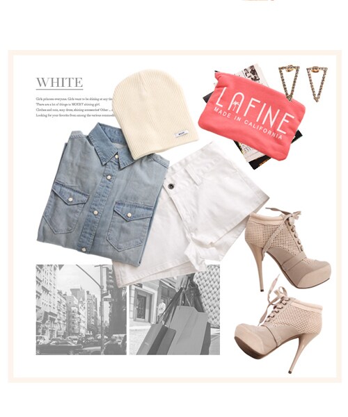 MOERY(モエリー)の「リブニットキャップ(ニットキャップ/ビーニー・レディース・ピンクMIX/カーキ/グレーMIX/ベージュ/ミント/ピンク/ブラック/ネイビー/ホワイト・FREE)」の11枚目の写真