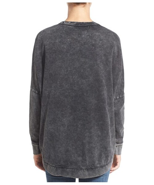 RVCA（ルーカ）の「RVCA 'Ro' Embroidered Logo Sweatshirt（スウェット・レディース・Black・Juniors Large/Juniors Medium/Juniors Small/Juniors X-Small）」の3枚目の写真