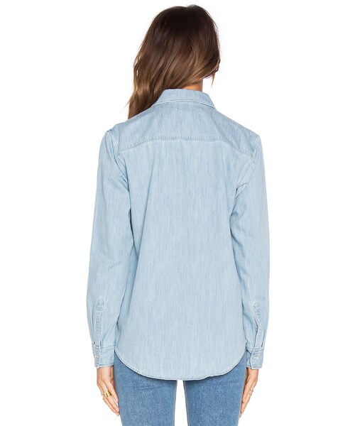 rag & bone（ラグアンドボーン）の「rag & bone/JEAN Leeds Button Up（シャツ/ブラウス・レディース・Blue・XS/S/M/L）」の4枚目の写真