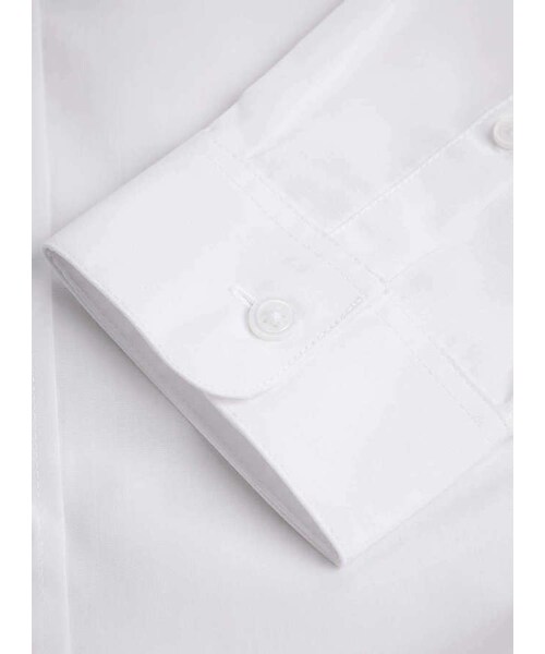 TOPMAN（トップマン）の「White Long Sleeve Smart Shirt（シャツ/ブラウス・メンズ・White・XS/S/M/L/XL/XXL）」の3枚目の写真