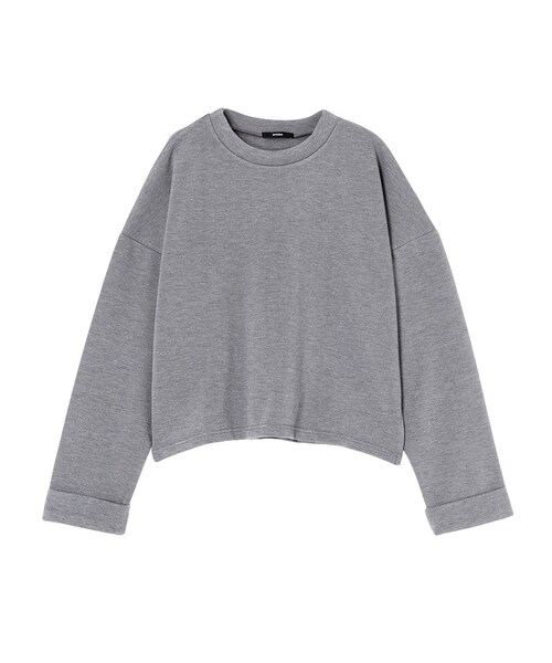 EMODA（エモダ）の「CHOOSE DROP SLEEVEトップス（トップス・レディース・グレー/ブラック/ベージュ/ライトミックス・F）」の2枚目の写真