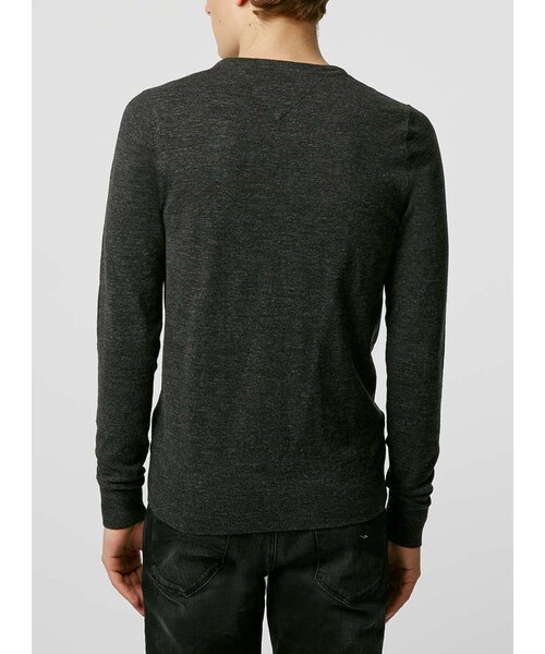 TOMMY HILFIGER（トミーヒルフィガー）の「Tommy Hilfiger Black Sweatshirt（スウェット・メンズ・Black・S/M/L）」の5枚目の写真