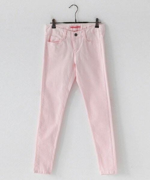 DHOLIC（ディーホリック）の「スパンデックス混紡スキニーコットンパンツ（その他パンツ・レディース・ブラック/ホワイト/イエロー/ライトピンク/スカイブルー/ベージュ・25/26/27/28/29/30）」の6枚目の写真