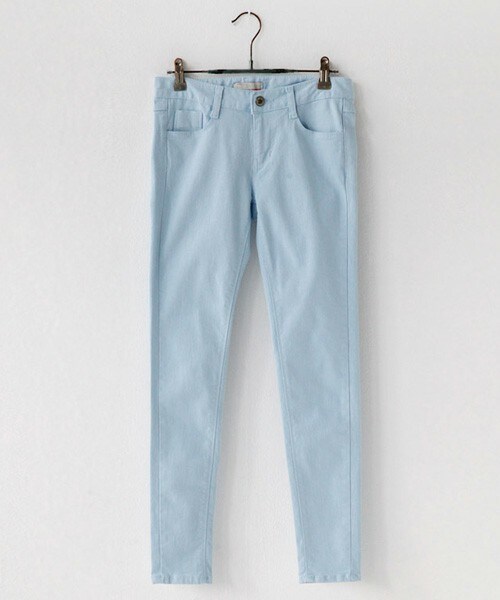 DHOLIC（ディーホリック）の「スパンデックス混紡スキニーコットンパンツ（その他パンツ・レディース・ブラック/ホワイト/イエロー/ライトピンク/スカイブルー/ベージュ・25/26/27/28/29/30）」の4枚目の写真