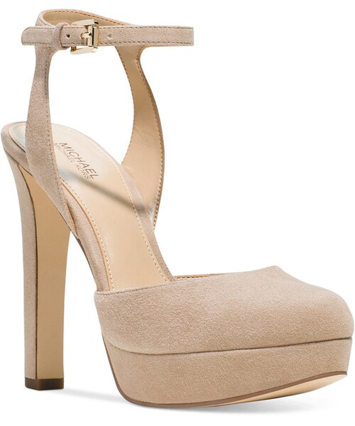 MICHAEL KORS（マイケルコース）の「MICHAEL Michael Kors Trish Platform Ankle-Strap Pumps（その他シューズ・レディース・Black/Beige・5M/5.5M/6M/6.5M/7M/7.5M/8M/8.5M/9M/9.5M/10M/11M）」の2枚目の写真