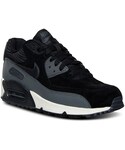 Nike | Nike Women's Air Max 90 Leather Running Sneakers from Finish Line(Sneakers)