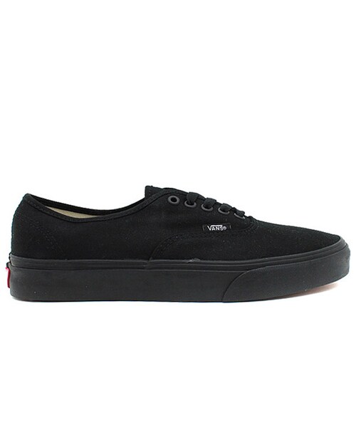 VANS（バンズ）の「VANS AUTHENTIC(BLACK/BLACK)（シューズ・メンズ・ブラック・22.0cm/22.5cm/23.0cm/23.5cm/24.0cm/24.5cm/25.0cm/25.5cm/26.0cm/26.5cm/27.0cm/27.5cm/28.0cm/28.5cm/29.0cm/29.5cm/30.0cm/31.0cm）」の2枚目の写真