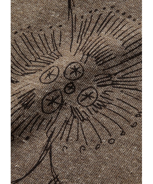 Ne-net（ネネット）の「ひつじとはなの裏毛 / Tシャツ（トップス・レディース・dark brown/gray・02）」の3枚目の写真