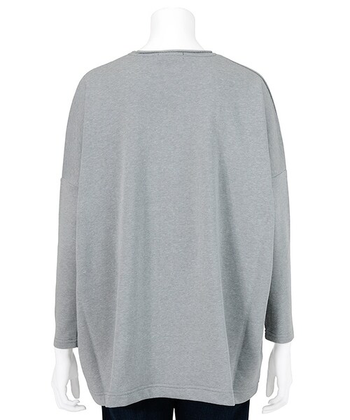 Ne-net（ネネット）の「ひつじとはなの裏毛 / Tシャツ（トップス・レディース・dark brown/gray・02）」の5枚目の写真