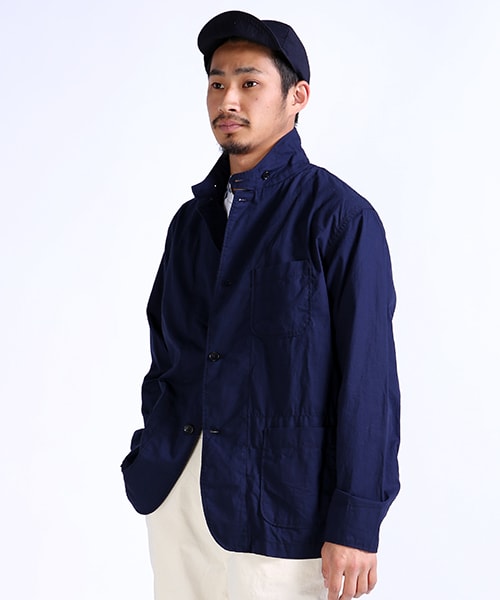 Engineered Garments（エンジニアードガーメンツ）の「【予約商品】LOITER JACKET PIMA POPLIN（ジャケット/アウター・メンズ・ホワイト/キャメル/カーキ/ダークネイビー・S/M）」の8枚目の写真
