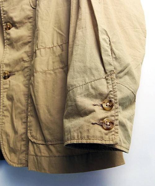 Engineered Garments（エンジニアードガーメンツ）の「【予約商品】LOITER JACKET PIMA POPLIN（ジャケット/アウター・メンズ・ホワイト/キャメル/カーキ/ダークネイビー・S/M）」の15枚目の写真