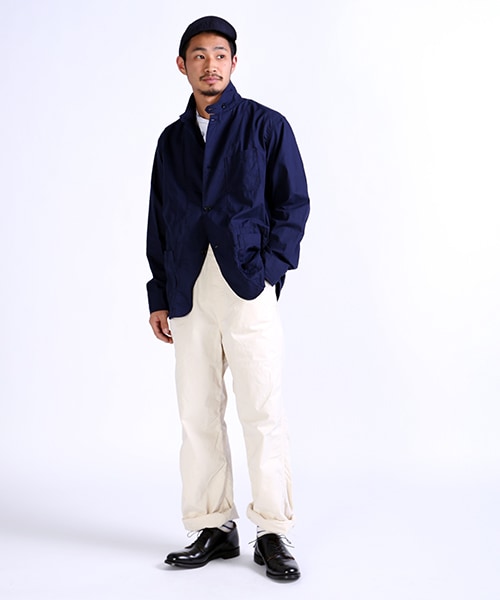 Engineered Garments（エンジニアードガーメンツ）の「【予約商品】LOITER JACKET PIMA POPLIN（ジャケット/アウター・メンズ・ホワイト/キャメル/カーキ/ダークネイビー・S/M）」の5枚目の写真