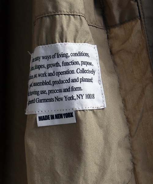 Engineered Garments（エンジニアードガーメンツ）の「【予約商品】LOITER JACKET PIMA POPLIN（ジャケット/アウター・メンズ・ホワイト/キャメル/カーキ/ダークネイビー・S/M）」の16枚目の写真