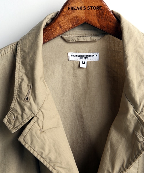 Engineered Garments（エンジニアードガーメンツ）の「【予約商品】LOITER JACKET PIMA POPLIN（ジャケット/アウター・メンズ・ホワイト/キャメル/カーキ/ダークネイビー・S/M）」の12枚目の写真