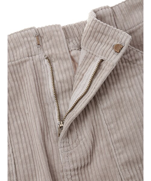 w closet（ダブルクローゼット）の「6Wコーデュロイ台形スカート（スカート・レディース・グレー/ピンク/オレンジベージュ・FREE）」の8枚目の写真